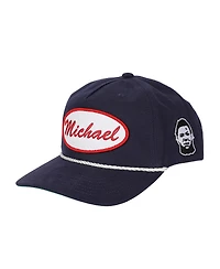 Halloween Men's John Carpenter s Michael Name Patch Navy Retro Grandpa Snapback Hat