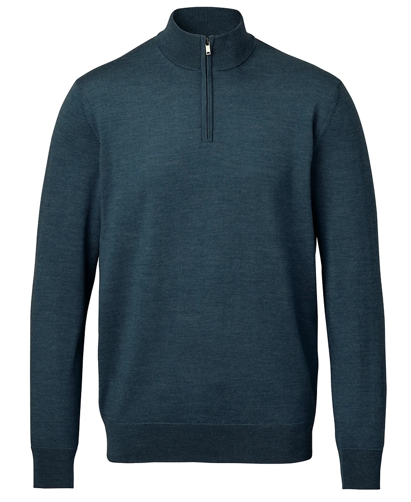 Charles Tyrwhitt Men's Quarter-Zip Long-Sleeve Sweater