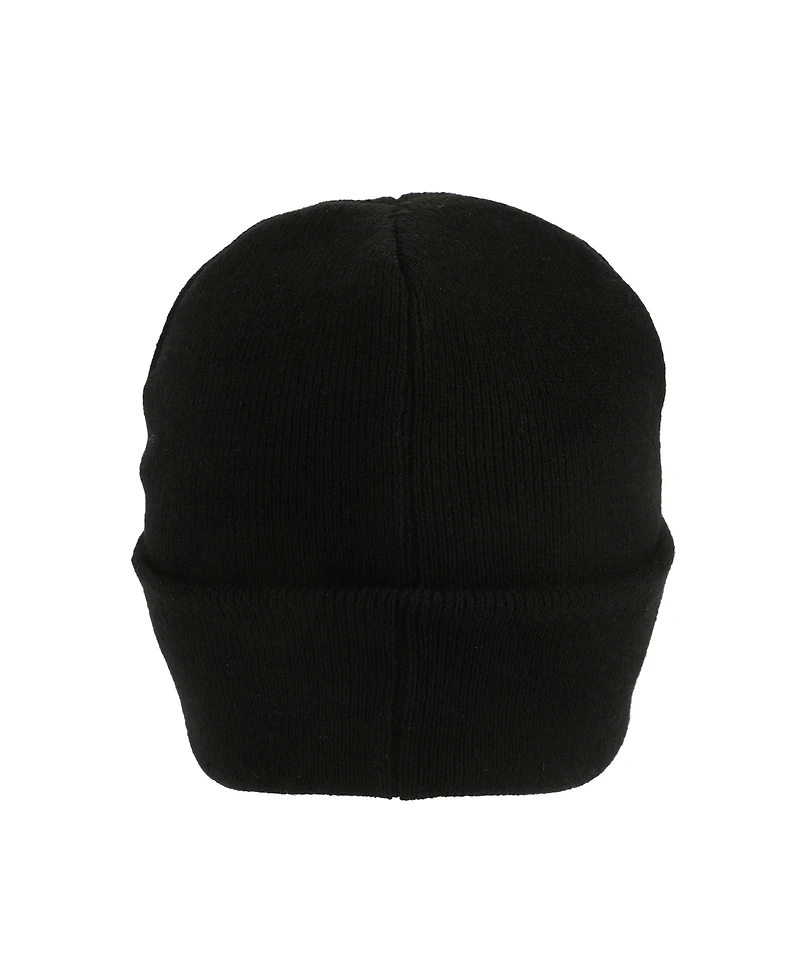 Hunter X Hunter Men's Embroidered Logo Black Cuff Beanie.
