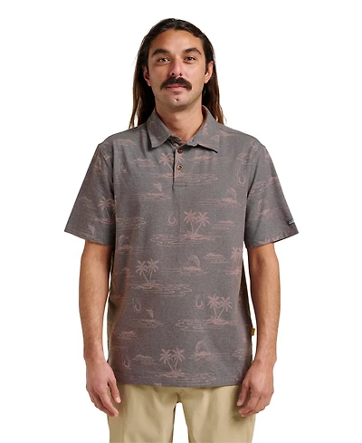Quiksilver Waterman Men's Island Daze Polo Shirt