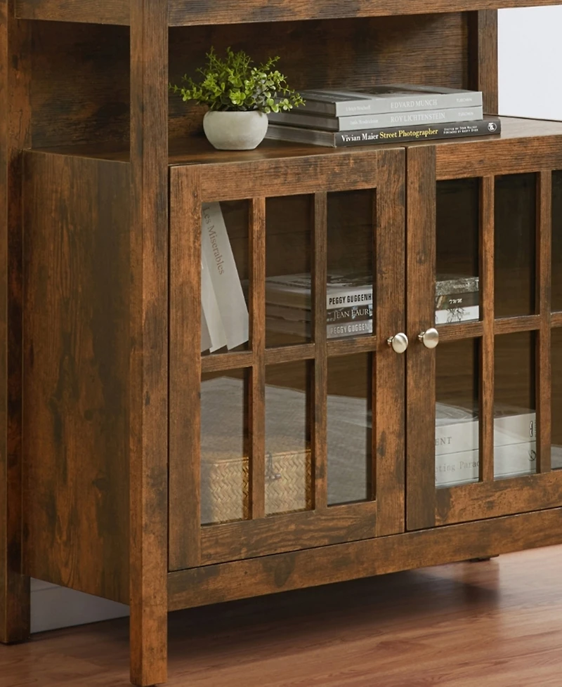 Convenience Concepts 36" Big Sur Highboy Tv Stand with Storage Cabinets