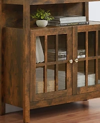 Convenience Concepts 36" Big Sur Highboy Tv Stand with Storage Cabinets