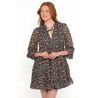 Petal and Pup Women's Jinny Long Sleeve Mini Dress