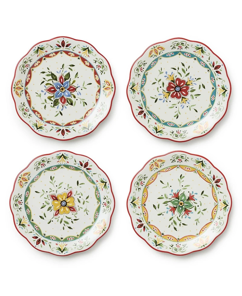 Certified International Provence Salad Plates, Set of 4