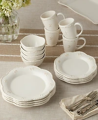 Certified International Heritage Beads Salad Plates, Set of 4, Service For 4