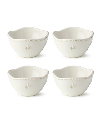 Certified International Heritage Beads Cereal Bowls, Set of 4, Service For 4