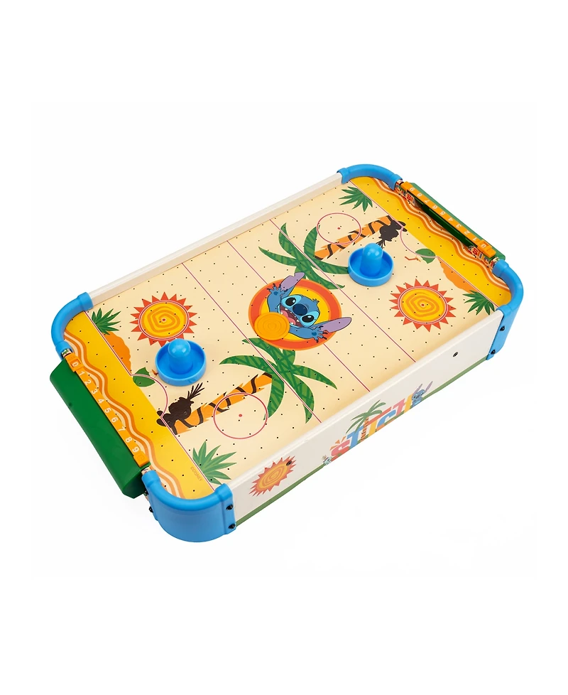 World Tech Toys Stitch Electronic Tabletop Air Hockey Wood