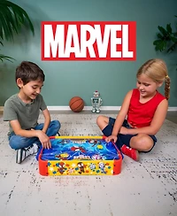 World Tech Toys Marvel Spider-Man Electric Tabletop Air Hockey Wood