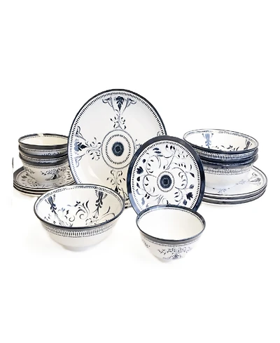 Lemieux Et Cie Bruges 16-Pc. Dinnerware Set, Service for 4