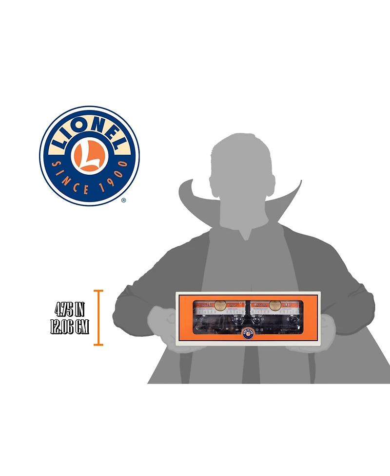 Lionel Whispering Rails O Gauge Model Train Flatcar