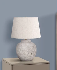 Monarch Specialties Lighting 22" Concrete Table Lamp