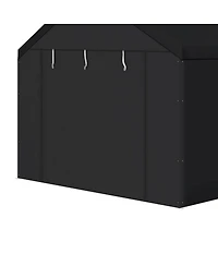 Caravan Canopy Domain 20x10 Foot Carport Tent Sidewalls, Black (Sidewalls Only)