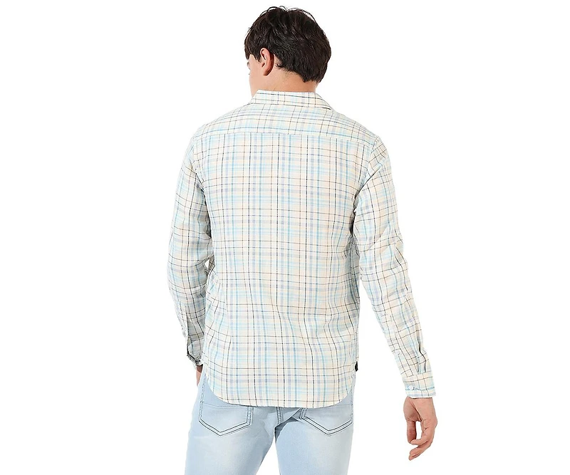 Campus Sutra Men's Multicolour Checkered Regular Fit Casual Shirt