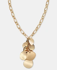 Style & Co Shaky Disc Cluster Pendant Necklace, 28" + 3" extender, Macy's Exclusive