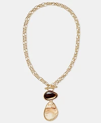 Style & Co Mixed Stone Lariat Necklace, 18" + 3" extender, Macy's Exclusive