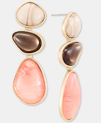 Style & Co Mixed Stone Triple Drop Earrings, Macy's Exclusive