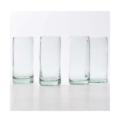 Verve Culture Handblown Glasses Highball Tamarind - Set of 4