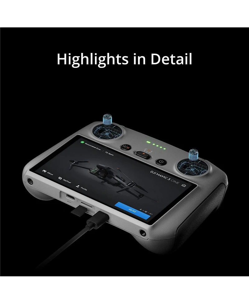Dji Remote Controller for Dji Mini 3 Pro, Mavic 3/Cine/Classic and Air 2S Drone