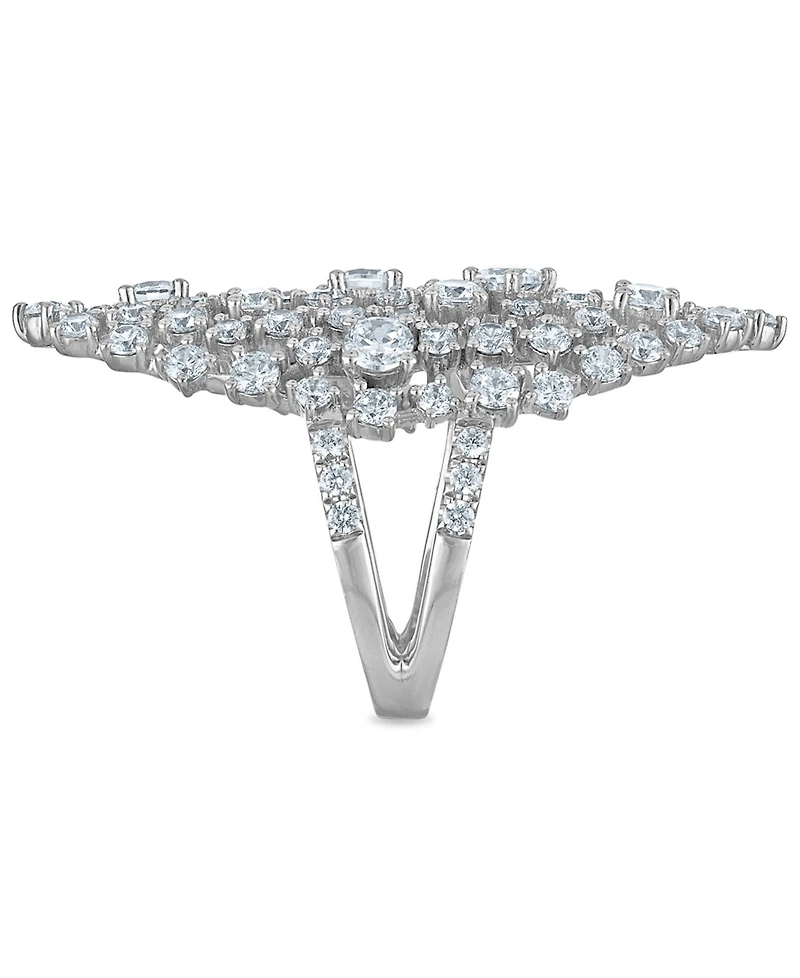 Macy's White Diamond Ring (3.50 ct. t.w.) in 14k White Gold