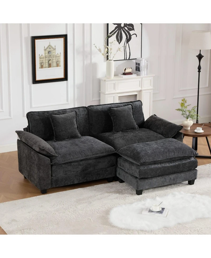 Streamdale Cloud Couch: Ultimate Comfort Chenille Sofa with Ergonomic Support