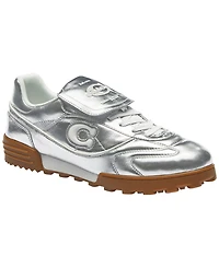 Coach Men's Match Metallic Leather Lace-Up Sneakers