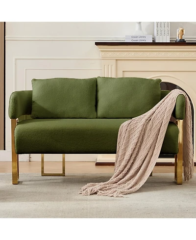 Streamdale Furniture Modern decorative chair with gold legs for living room, office, and more