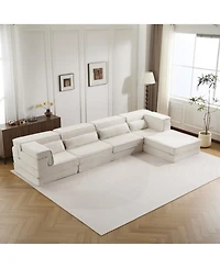 Streamdale Furniture Compression Sofa, Convertible Floor Sofa Bed