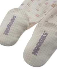 Huggies Baby Girls' Bodysuit, Cardigan Jacket, and Pants, 3-Piece Set