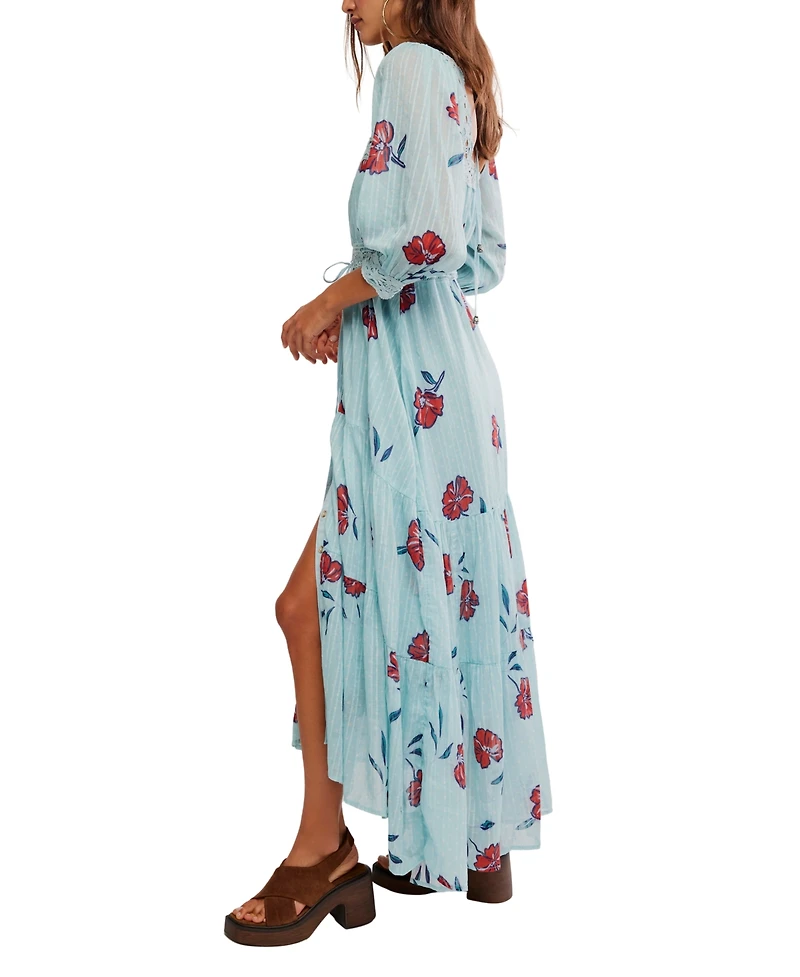 Free People Women's Morning Meadows Square Neck Dress