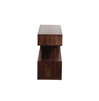 Porter Designs Portola Solid Acacia Wood Console Table, Brown