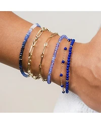 The Lovery Tanzanite Bead Bracelet 14K Gold