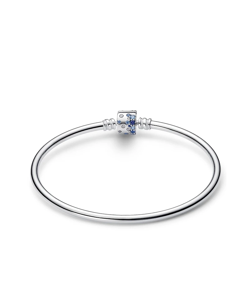 Pandora Receive a Free Silver Stellar Blue Crystal Bangle Bracelet, Your Choice with $145 Purchase!