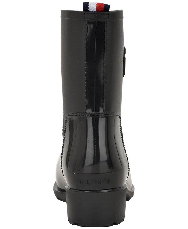 Tommy Hilfiger Women's Kippa Pull On Narrow Calf Rain Boots