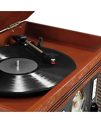 Victrola Aviator Signature Bluetooth Record Player, Mahogany