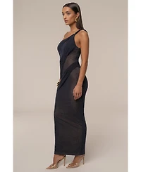 Jluxlabel Women's Alari One Shoulder Maxi Dress