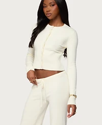 Edikted Women's Montanna Rib Knit Cardigan