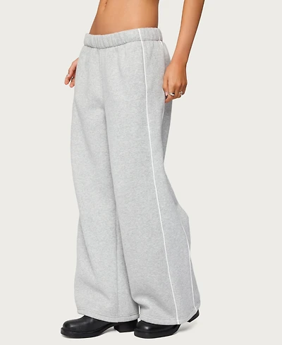 Edikted Womens Petite Autumn Sweatpants