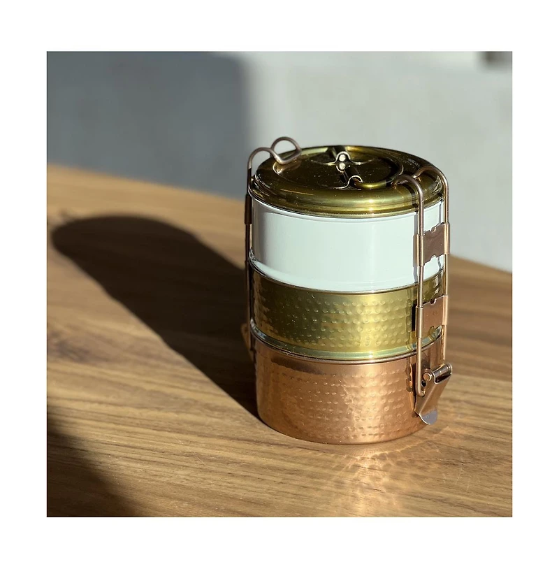 Verve Culture Tiffin Boxes - Small 3 Layer
