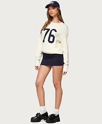 Edikted Women's Aisha Low Rise Mini Skirt