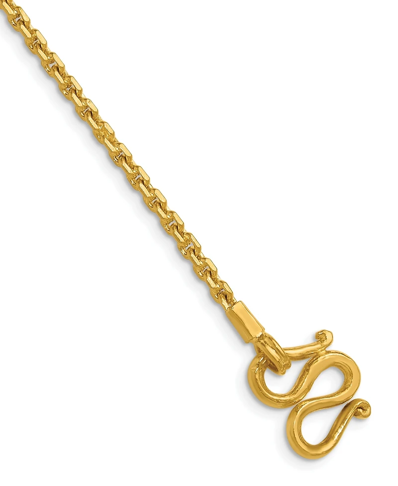 Macy's Cable Chain Necklace in 24k Yellow Gold