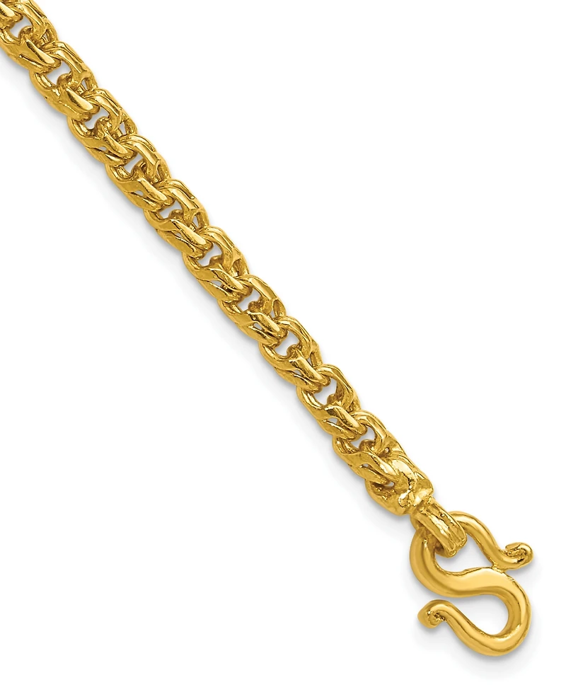 Macy's Curb Chain Bracelet in 24k Yellow Gold