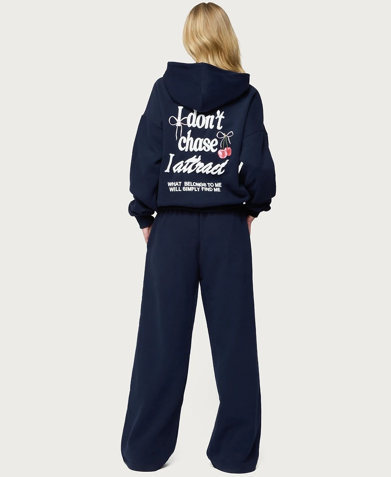 Edikted Women's I Don'T Chase Attract Hoodie