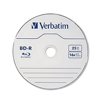 Verbatim 97238 25 Gb 16x Bd-r Blu-Ray Disc - White (10/Pack