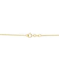 Macy's Solid Box Chain Necklace in 14K Yellow Gold
