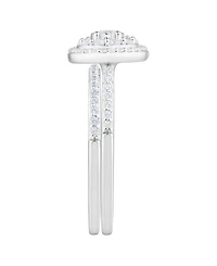 Macy's 2-Pc. Diamond Bridal Ring (1/2 ct. t.w.) in 10k White Gold