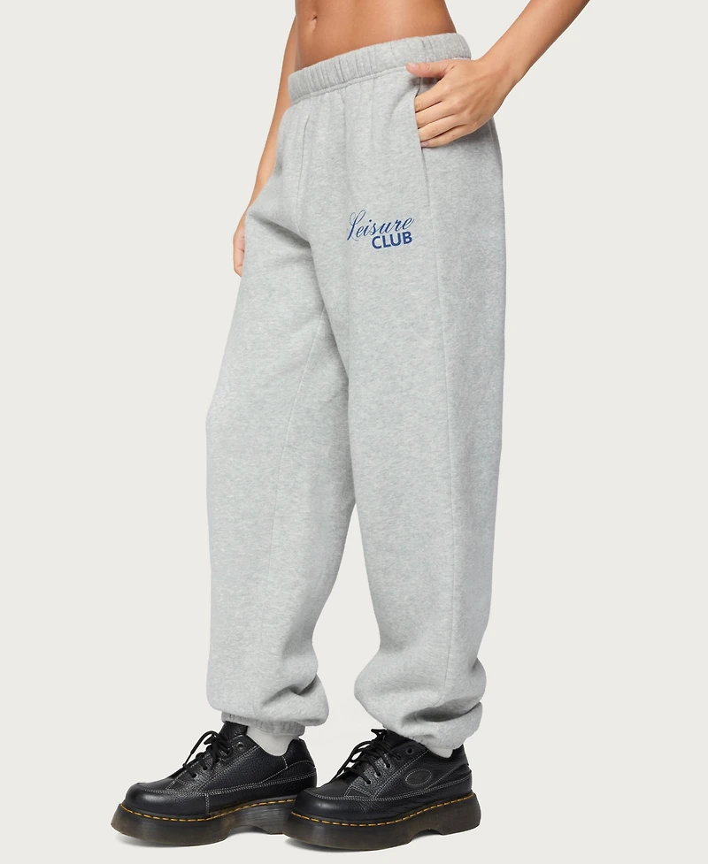 Edikted Women's Leisure Club Sweatpants