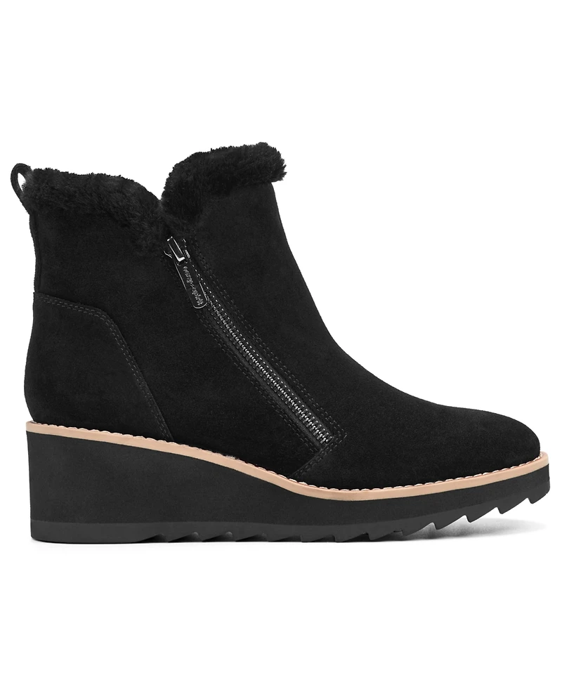 Easy Spirit Women's Jane Round Toe Wedge Booties