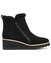 Easy Spirit Women's Jane Round Toe Wedge Booties