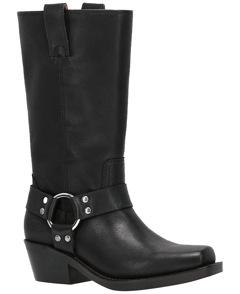 Frye and Co. Women's Lorrie Harness Stacked Heel Boots