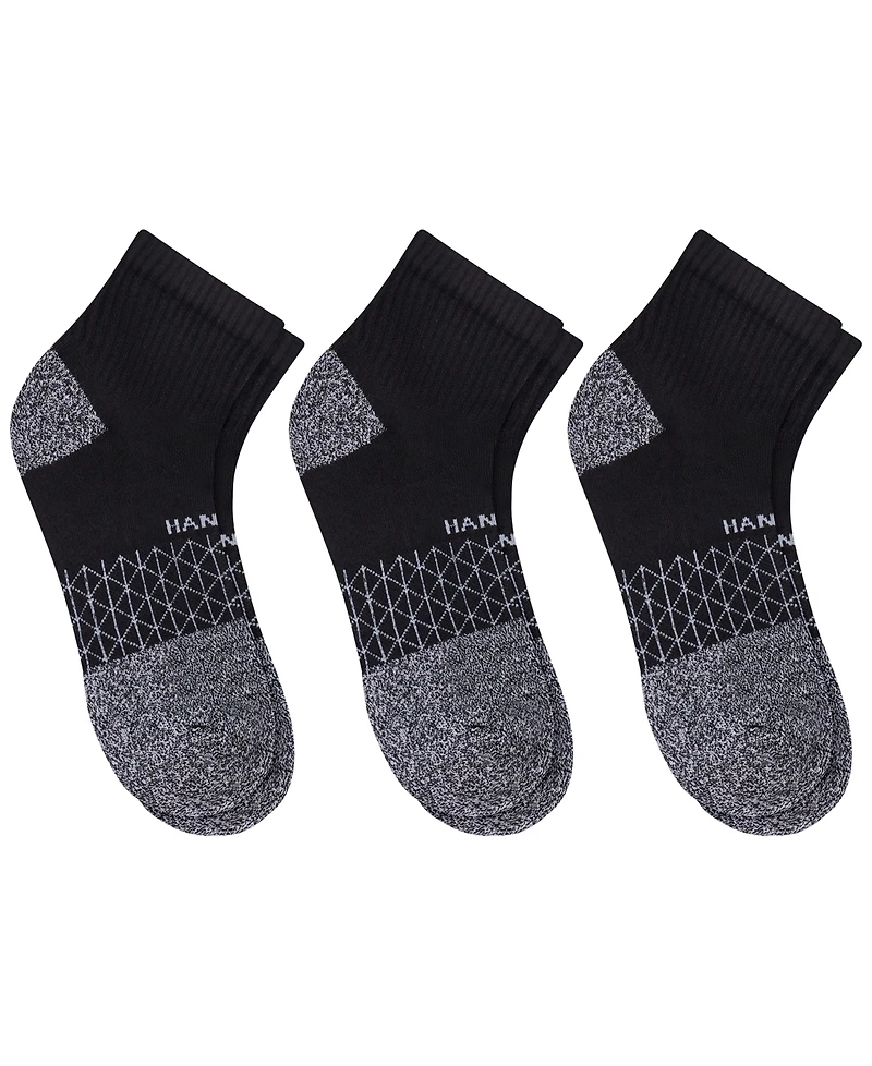Hanes Men's Ultimate Crew Socks, 3-Pack